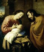 ZURBARAN  Francisco de The Holy Family oil painting artist